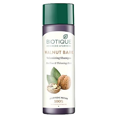 Biotique Bio Walnut Bark Fresh Lift Body Building Shampoo For Fine & Thinning Hair, 190Ml