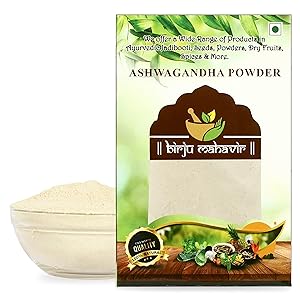 Birju Mahavir 400 Gr Ashwagandha Root Powder - Withania Somnifera