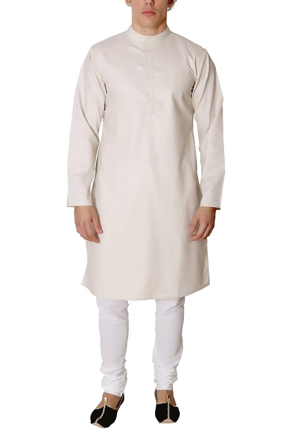 Black Mirror Men's Linen Kurta at Rs.499 - Amazon