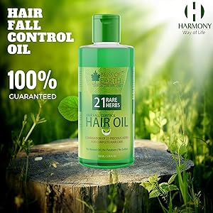 Bliss of Earth™ Hair Fall Control Hair Oil With 21 Rare Herbs | 100ML