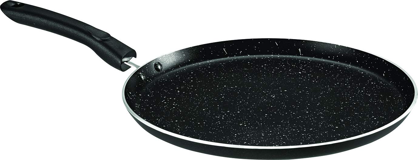 Butterfly Granza Non-Stick Aluminium Omni Tawa, 30 cm, Black and White