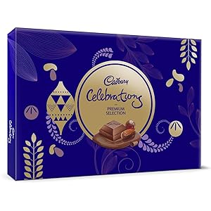 Cadbury Celebrations Premium Assorted Chocolate Gift Pack, 2 X 286 g Rs.403 - Amazon