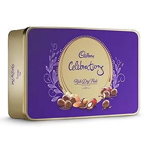 Cadbury Celebrations Rich Dry Fruit Chocolate Gift Pack, 2 X 177 g Rs.490 - Amazon