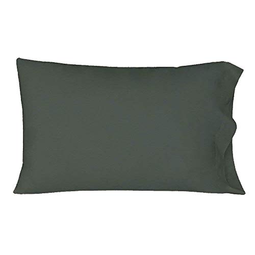 CCWB by Cotton Craft Premium 600TC 100% Cotton Set of 2 Pillow Cover/Pillow Shams (Grey -18 x 28)