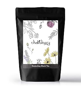 Chaiology Darjeeling Whole Leaf Black Tea, 50g (25 Cups) at Rs.149 - Amazon