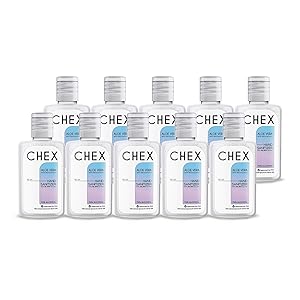 Chex Hand Sanitizer 70% Alcohol, 10x60ml, Ultra Broad Spectrum Germ Kill