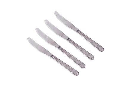 Classic Essentials Stainless Steel Butter Knife Set, 4-Pieces
