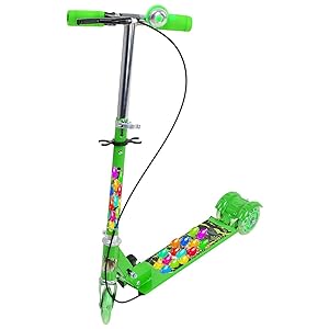CM SALES 3 Wheeler Runner With Foldable & Height Adjustable 3 Wheel Scooter For Kids