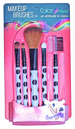 Color Fever Makeup Brush Set, Black/White