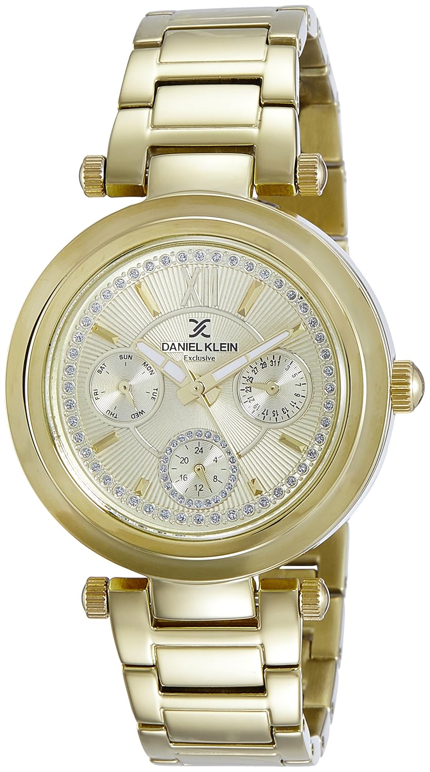 Daniel Klein Analog Gold Dial Women's Watch - DK10958-5 Rs.999 - Amazon