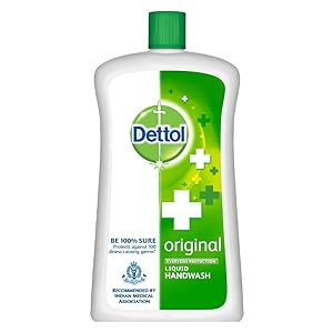Dettol Liquid Soap Jar, Original - 900 ml at Rs.154 - Amazon