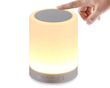 Devcool LED Touch Lamp Bluetooth Speaker, Wireless HiFi Speaker Light