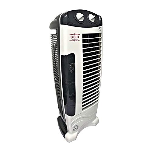 DISHA High Power TOWER FAN with 4 way Air Flow Deflection and Perfume Chamber - 25Ft Air Throw