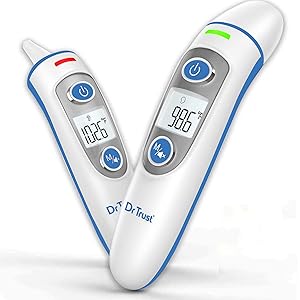 Dr Trust (USA) Clinical Digital Professional I-Check Forehead Ear Infrared Temperature Thermometers