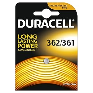 Duracell Specialty Type 362/361 Silver Oxide Camera Battery, pack of 1 Rs.60 - Amazon