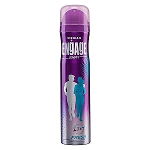 Engage Sport Fresh Deodorant Spray For Women, 150ml / 165ml Rs.126 - Amazon
