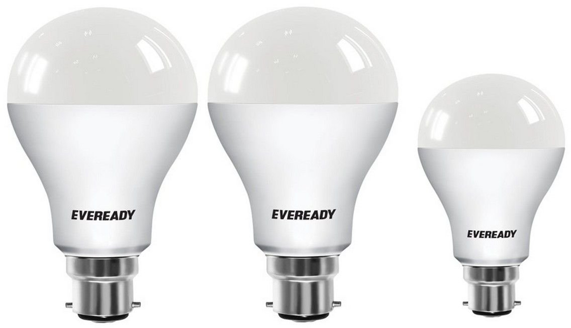 Eveready Base B22 14W Pack of 2 + 9W LED Bulbs