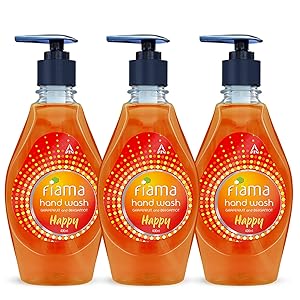 Fiama Happy Moisturising hand wash, Grapefruit and Bergamot, 400ml (Combo pack of 3)