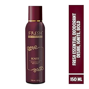 Fresh Essential No Gas Deodorant - Ignite, 150 ml