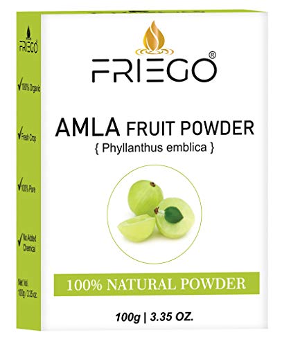 Friego 100% Organic Amla Powder, 100 g