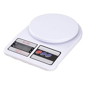 Generic Electronic Kitchen Digital Weighing Scale, Multipurpose (White, 10 Kg) Rs.250