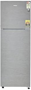 Haier 258 L 3 Star Frost-Free Double-Door Refrigerator (HEF-25TDS, Dazzle Steel/Brushline silver,Swift Convertible) Rs.20490