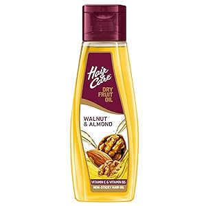 Hair & Care Dry Fruit Oil with Walnut and Almond, 500 ml (Non-Sticky Hair Oil)