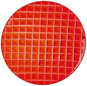 Haixing Plastic Plate, 24cm, Red