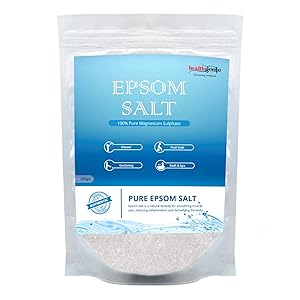 Healthgenie Epsom Salt for Relaxation and Pain Relief - 350 g Rs.89 - Amazon