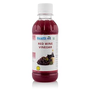 HealthVit Red Wine Vinegar - 250 ml Rs.60 - Amazon