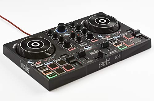 Hercules DJControl Inpulse 200 – DJ controller with USB - 2 tracks with 8 pads and sound card