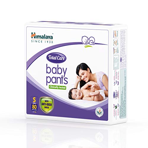 Himalaya Total Care Baby Pants Diapers, Small, 80 Count
