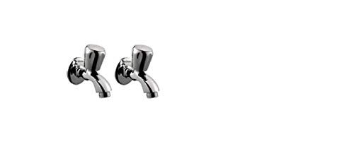 Hindware Lyra F920033CP 2-in-1 Brass Bib Cock for Bathroom