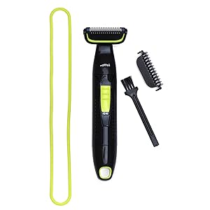 Hoffen Showerproof Cordless Body Groomer for Men (Black)