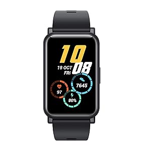 Honor Watch ES (Black, 4.16cm (1.64") AMOLED Touch Display)