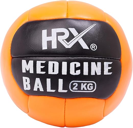 HRX 2kg Medicine Ball for Strength Training, Core Workouts