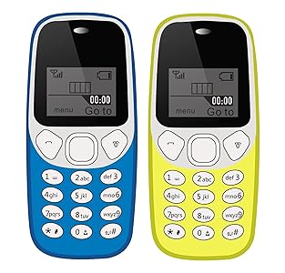 IKALL K71 Mobile Phone Combo (Light Blue + Yellow) Rs.759 - Amazon