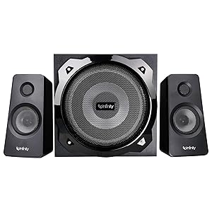 Infinity (JBL) Hardrock 210 Deep Bass 2.1 Channel Multimedia Speaker (100 Watts Peak Output)