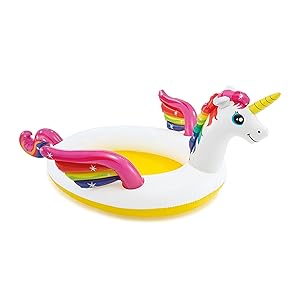Intex Mystic Unicorn Inflatable Spray Pool, 107" X 76" X 41", for Ages 2+ Rs.1861