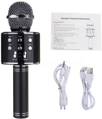 JD WS-858 Wireless Handheld Bluetooth Mic with Speaker