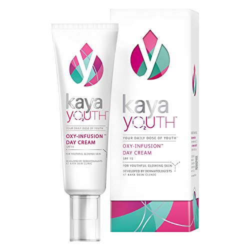 Kaya Youth Oxy-Infusion Day Cream, with SPF 15,Boosts Skin Oxygen, Gives youthful glowing skin, Developed by Dermatologists,20 gm