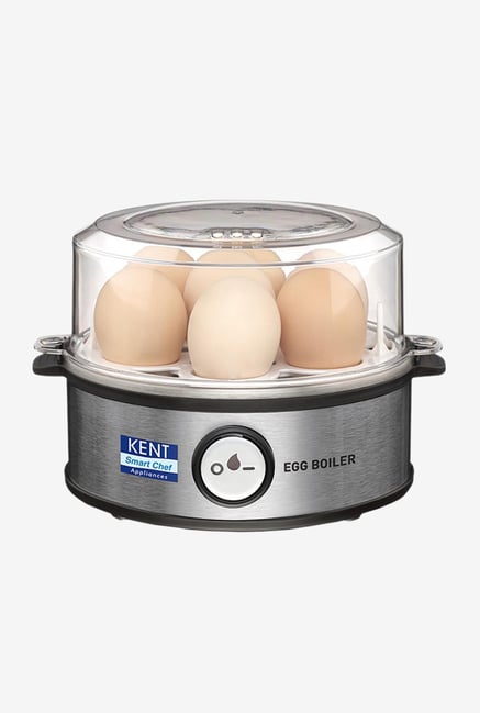 Kent 16020 7 Eggs 360W Instant Egg Boiler (Transparent/Silver Grey)