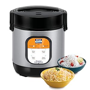 KENT Personal Rice Cooker 0.9-Litres 180-Watt