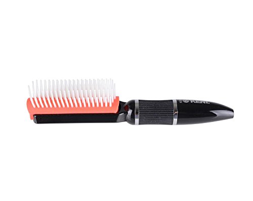 Kent Removable Rubber Pad Small Travel Brush, Black/Red Rs.250 - Amazon