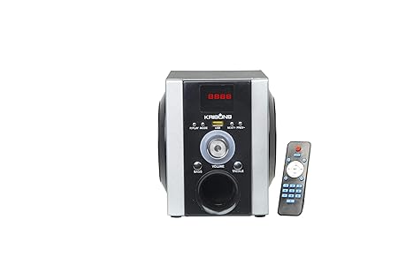 Krisons Silver Multimedia Speaker With FM/USB And AUX Rs.996 - Amazon