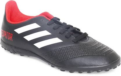 ADIDAS  Lace Football Shoes For Boys  (Black)