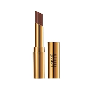 Lakme Absolute Argan Oil Lip Color, 20 Burnt Brown, 3.4g
