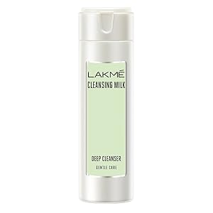 Lakme Gentle & Soft Deep Pore Cleanser, With Avocado, Removes Makeup And Impurities, Cleansing Milk For Soft And Glowing Skin, 120 ml