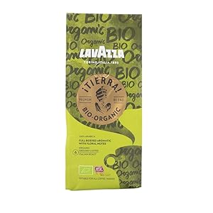 Lavazza Itierra! Bio-Organic, Premium Blend, 100% Arabica, Italian Roast, 180 g