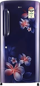 LG 215 L 4 Star Direct-Cool Single-Door Refrigerator (GL-B221ABPX, Blue Plumeria,Inverter Compressor) Rs.17490